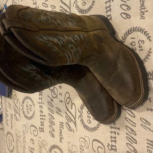 Womens Brazos Square Steel Toe Boots Sz 8B